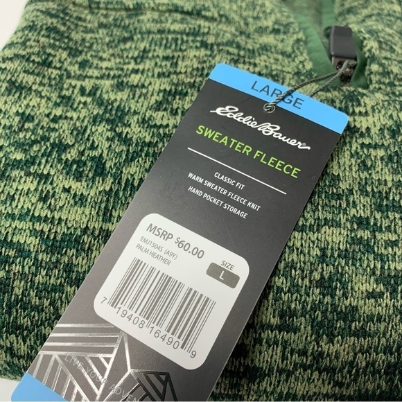 Eddie Bauer Fleece Pullover Sweater size Large - Picture 5 of 10